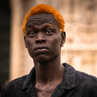 Inner walking, the city outside