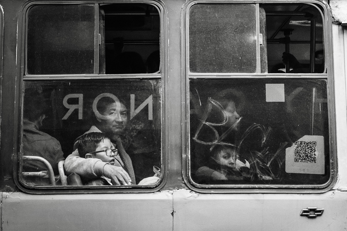 On the bus to Mexico City