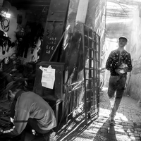 Faces of light and iron