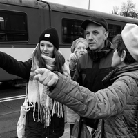 Tram stops in Kraków