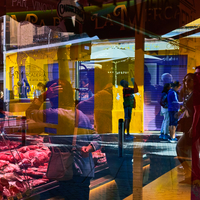 Trough the Butcher's Window