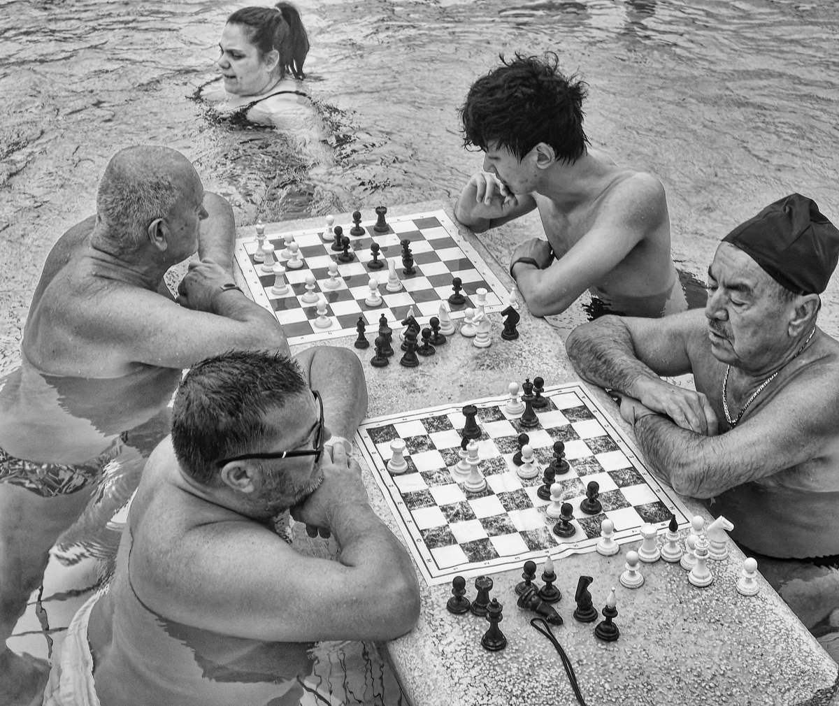chess in the water