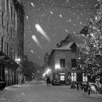 Snowy night