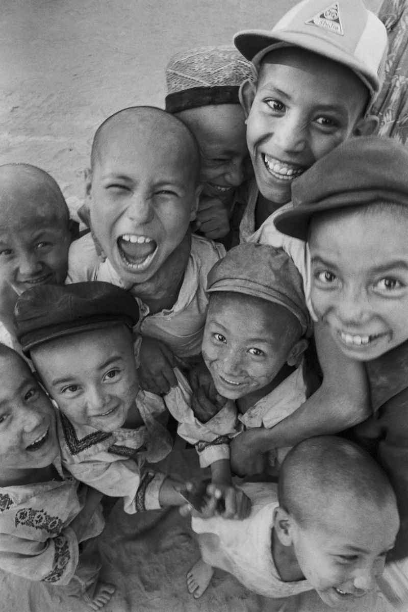 Excited Uyghur Kids