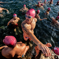 Open water swimming