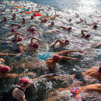 Open water swimming