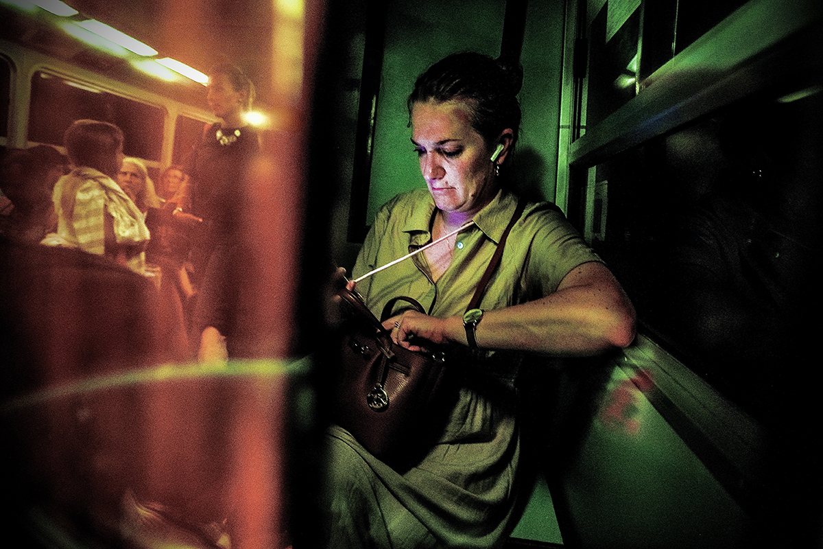 A Lady in the Vaporetto