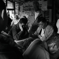 Strangers in the Black-and-Bright