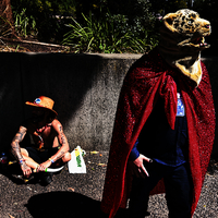 Strangers in the Black-and-Bright