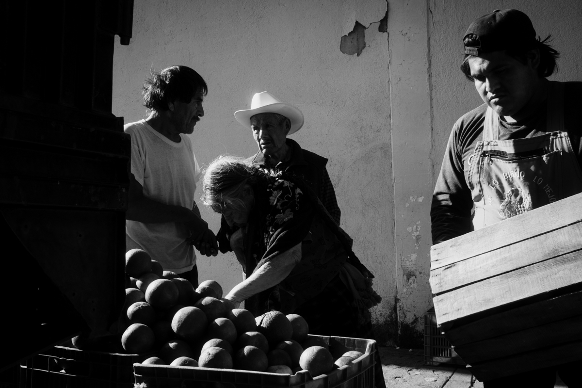 The market in Teotitlan