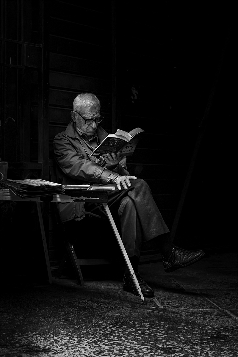 The man and his book