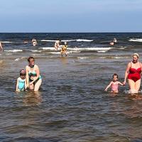 Beach life in Jurmala, Latvia, July - 19