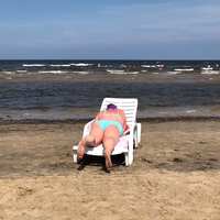 Beach life in Jurmala, Latvia, July - 19