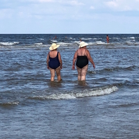 Beach life in Jurmala, Latvia, July - 19