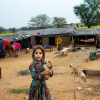 Roadside Girl, India