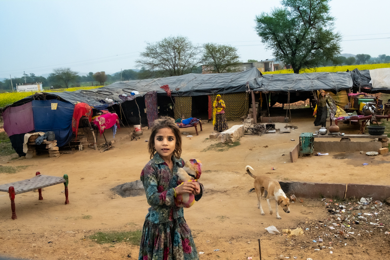 Roadside Girl, India