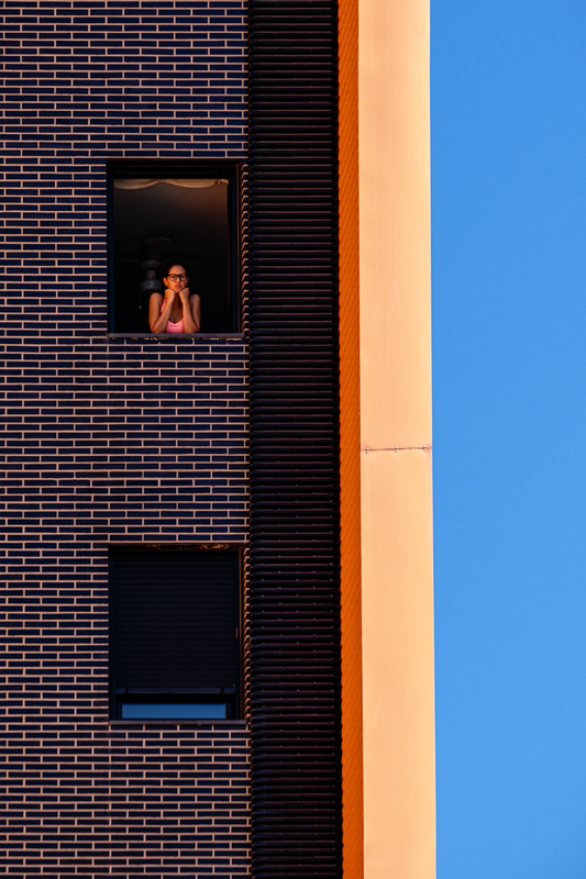 The girl at the window