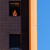The girl at the window