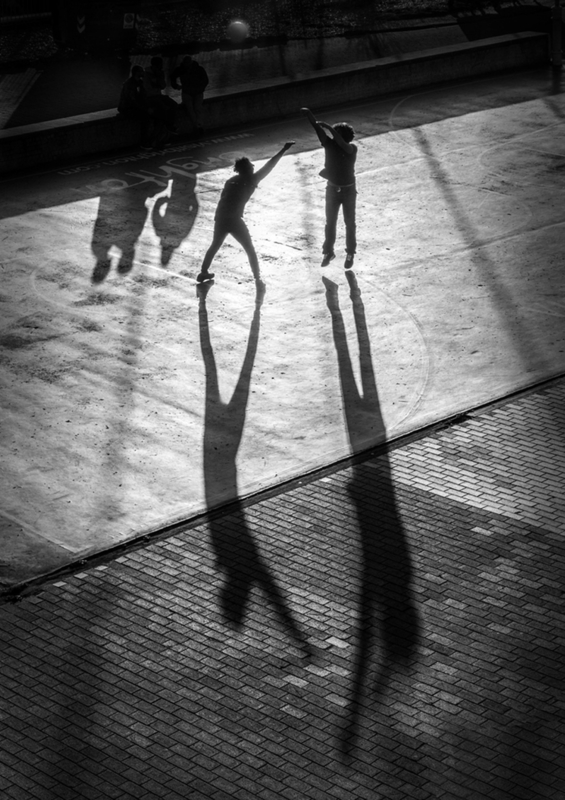 Street Basketball Shadows