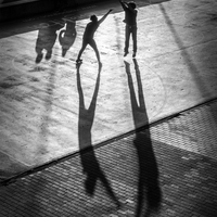 Street Basketball Shadows