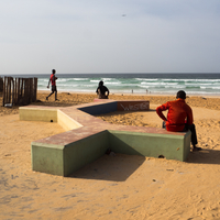 Corniche - the outdoor gym of Dakar