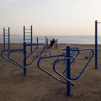 Corniche - the outdoor gym of Dakar