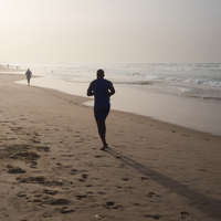 Corniche - the outdoor gym of Dakar