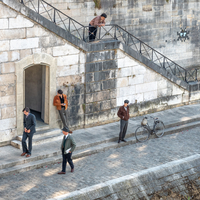 Public Toilet, Pont Louis Philippe, Paris, France