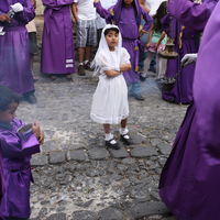 Girl in the white dress