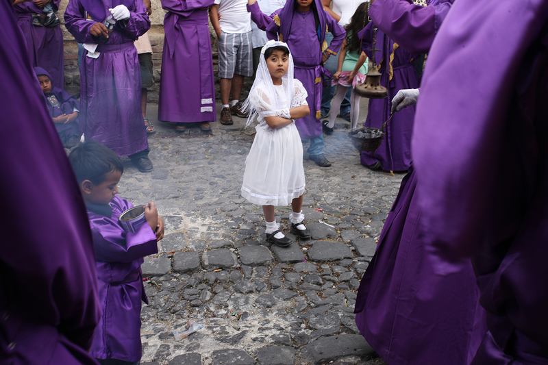 Girl in the white dress