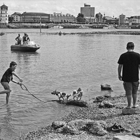 Rive du Rhin Düsseldorf