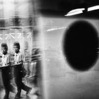 Reflections Inside the Seoul Metro