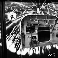 Reflections Inside the Seoul Metro