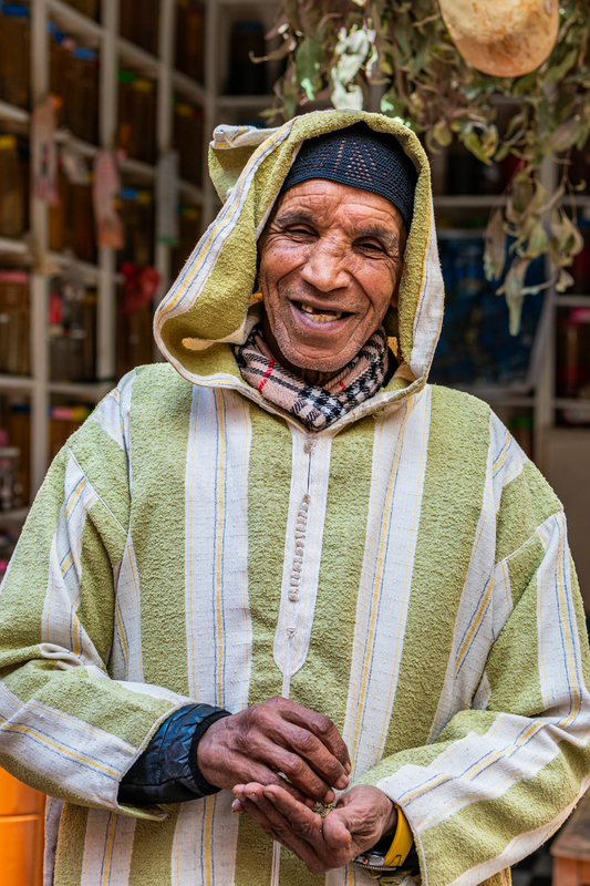 The old man in the old souk