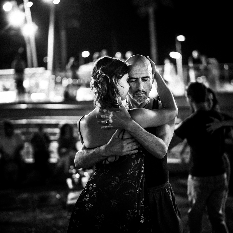 Tango in the streets of Málaga.