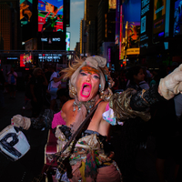The Screaming Lady of Times Square