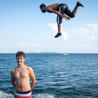 Flying high in the Bosphorus sky