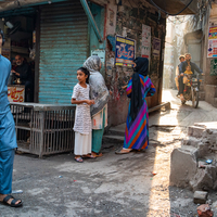 Busy Street in Lahore