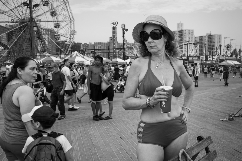 Woman at Coney Island