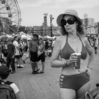 Woman at Coney Island