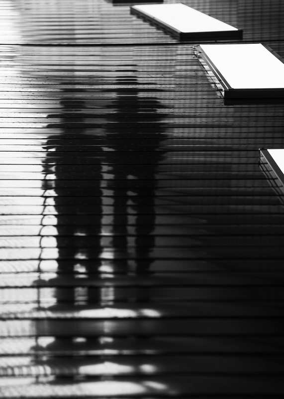 Shadow play - An elderly couple