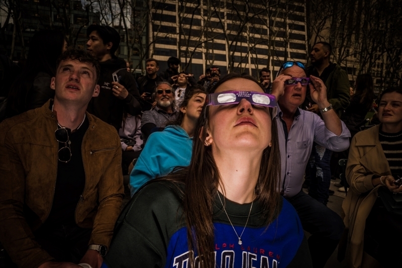 Solar Eclipse 2024 in Manhattan