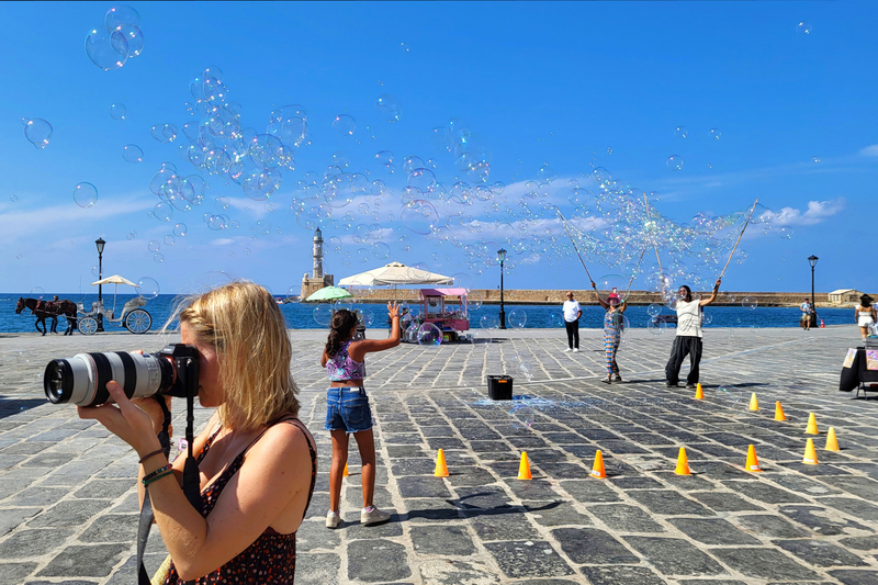 La photographe des bulles