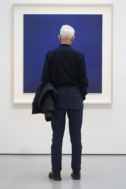 White on Blue