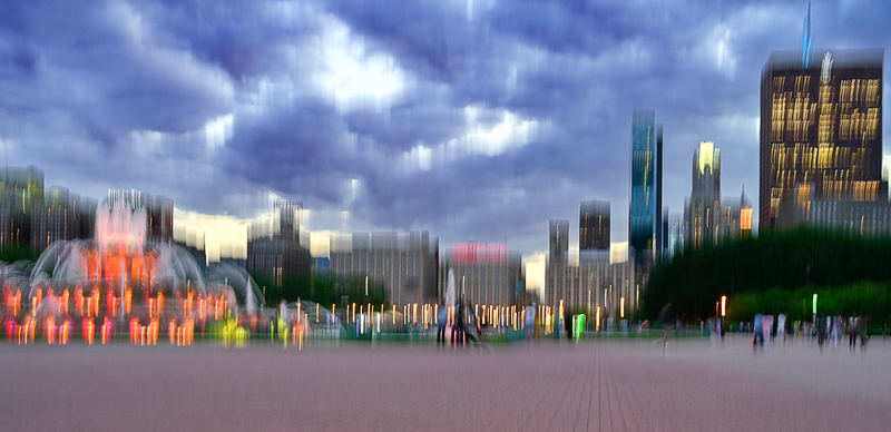 Buckingham Fountain Abstraction