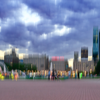 Buckingham Fountain Abstraction