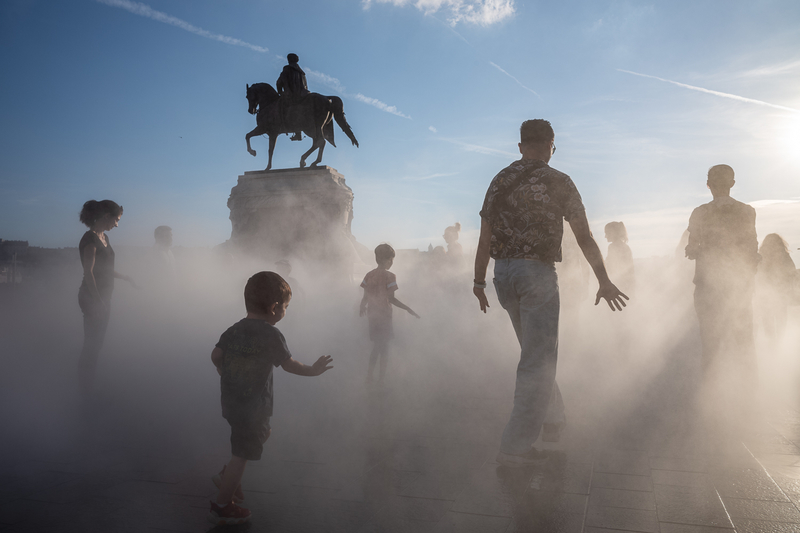 Shadows in the mist