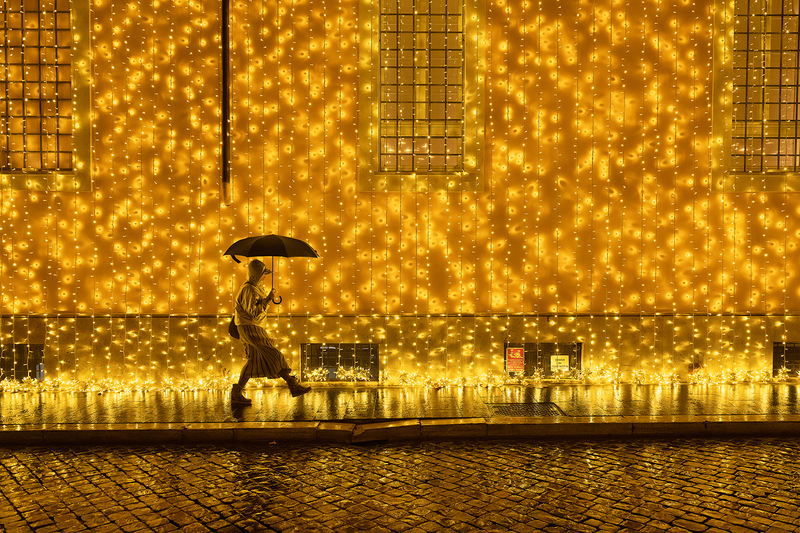 Under a shower of stars