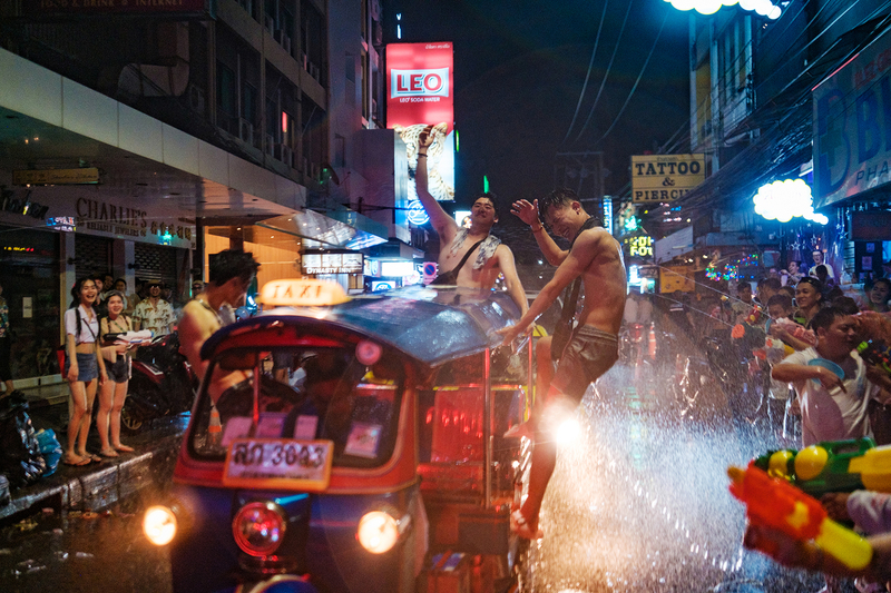 Water-Sprinkling Festival of Bangkok