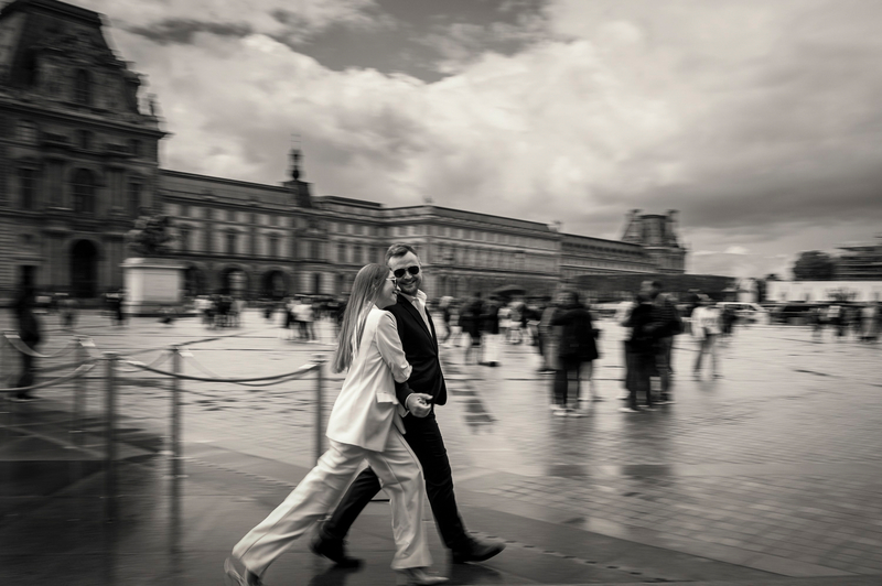 Striding Across the Plaza with a Bounce in their Step